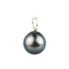 Silvery Blue Pink 9.4mm Tahitian Pearl Pendant on Sterling Silver