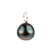 Multi-Colorful 9.8mm Tahitian Pearl Pendant on Sterling Silver
