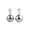 Tahitian Pearl & Diamond Sirène Earrings