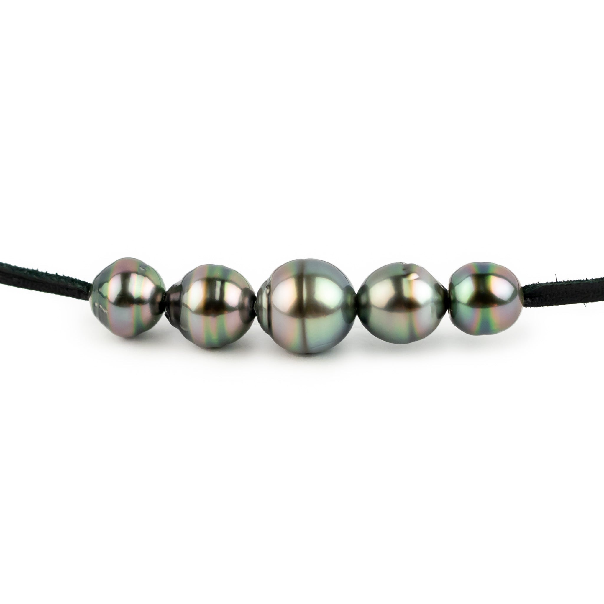 Nebula Quintuple 9-11.7mm Mana Pearl Necklace