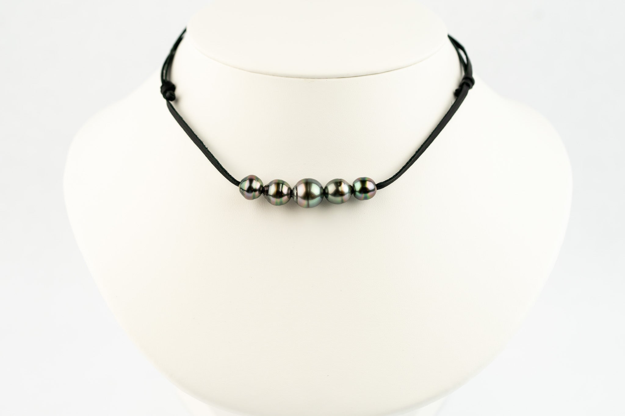 Nebula Quintuple 9-11.7mm Mana Pearl Necklace