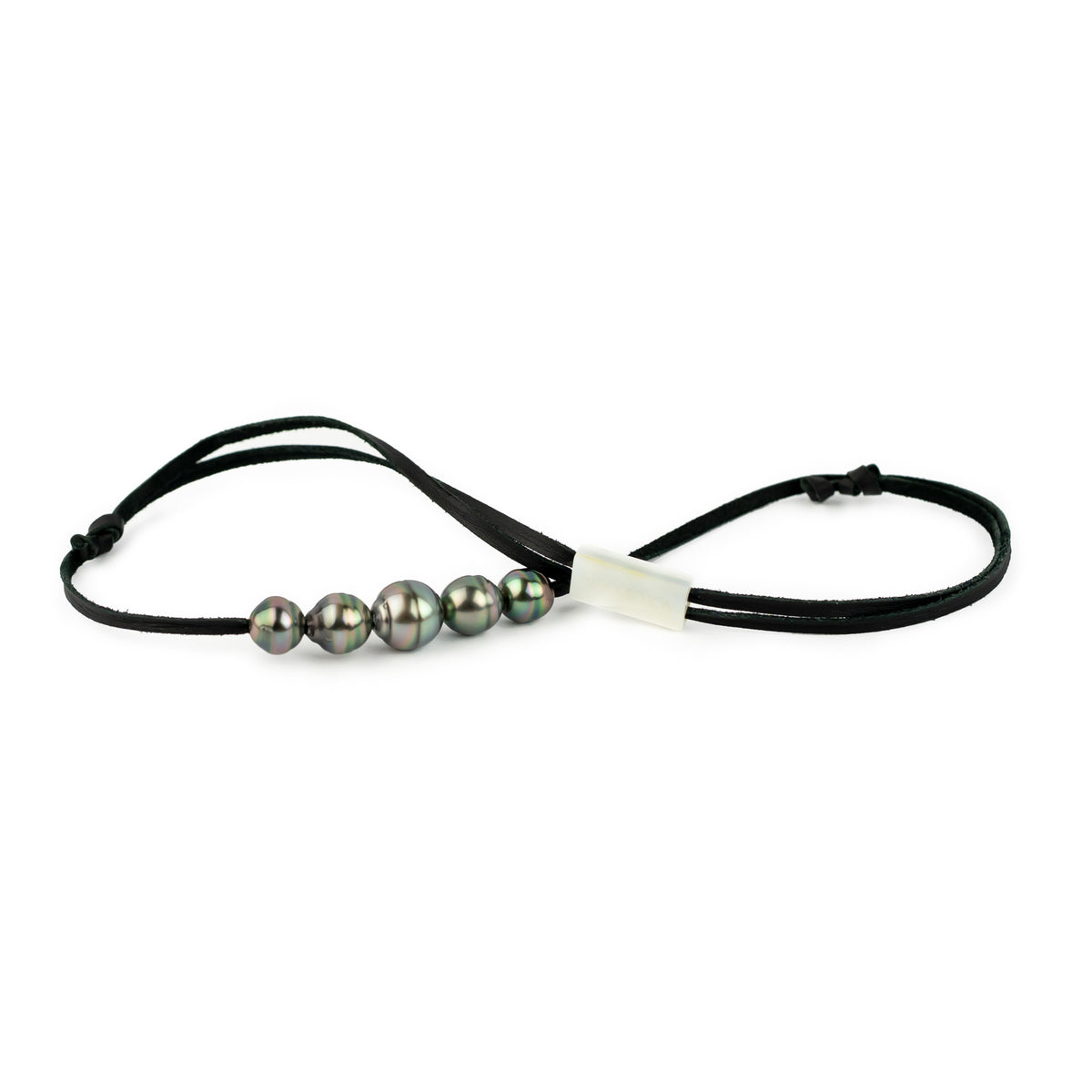 Nebula Quintuple 9-11.7mm Mana Pearl Necklace
