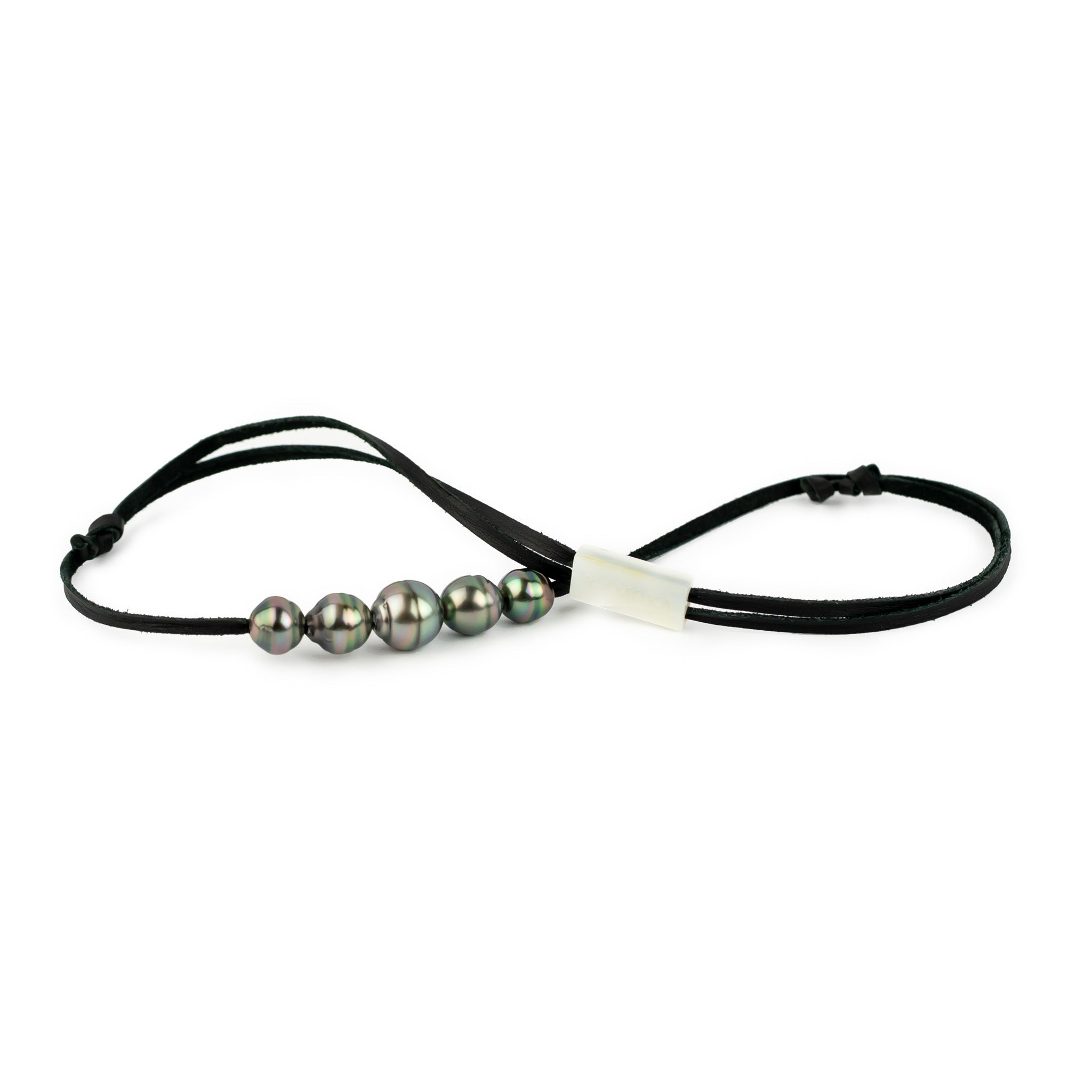 Nebula Quintuple 9-11.7mm Mana Pearl Necklace