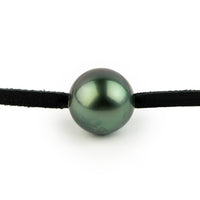 Deep Green Glow 11.6mm Super Mana Necklace