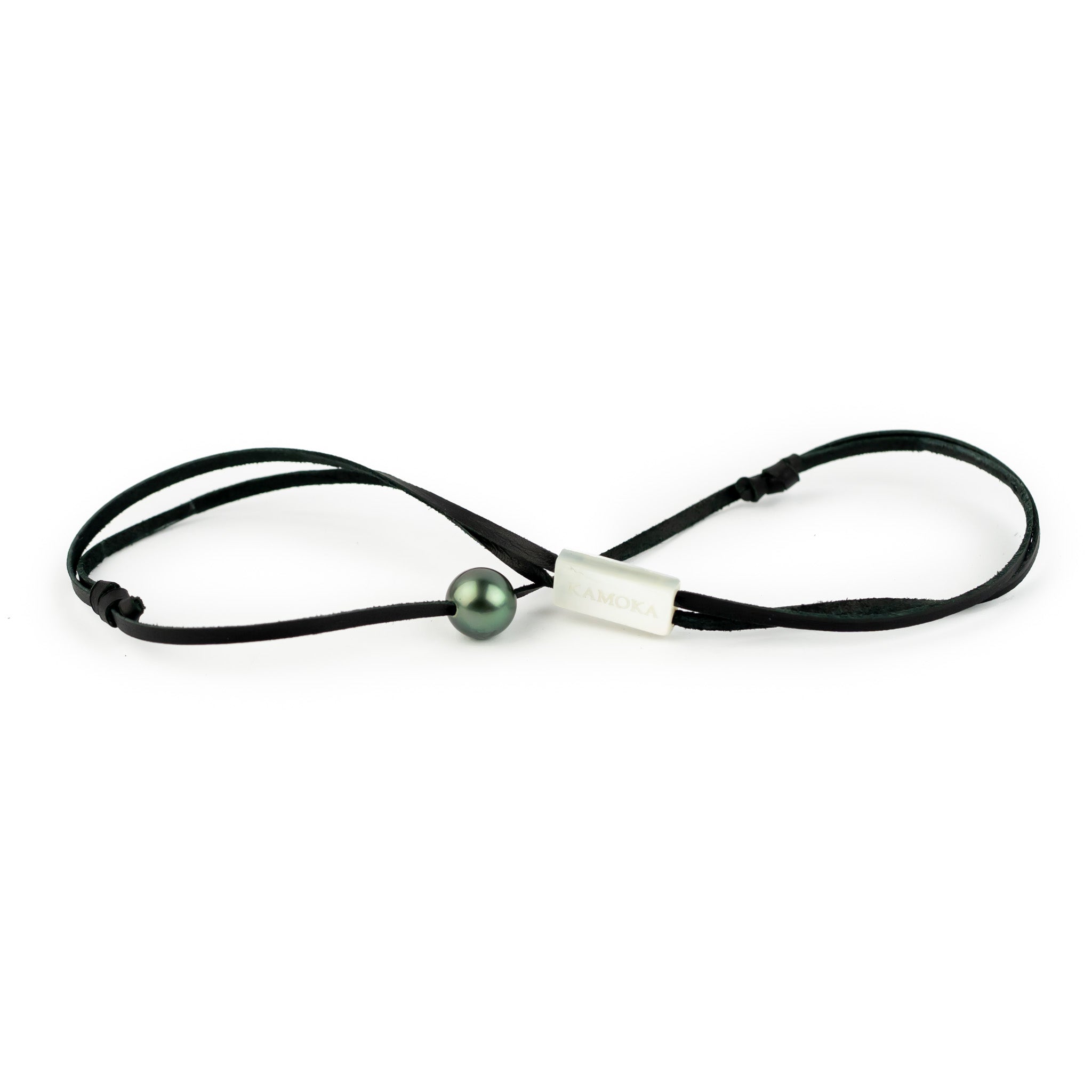 Deep Green Glow 11.6mm Super Mana Necklace
