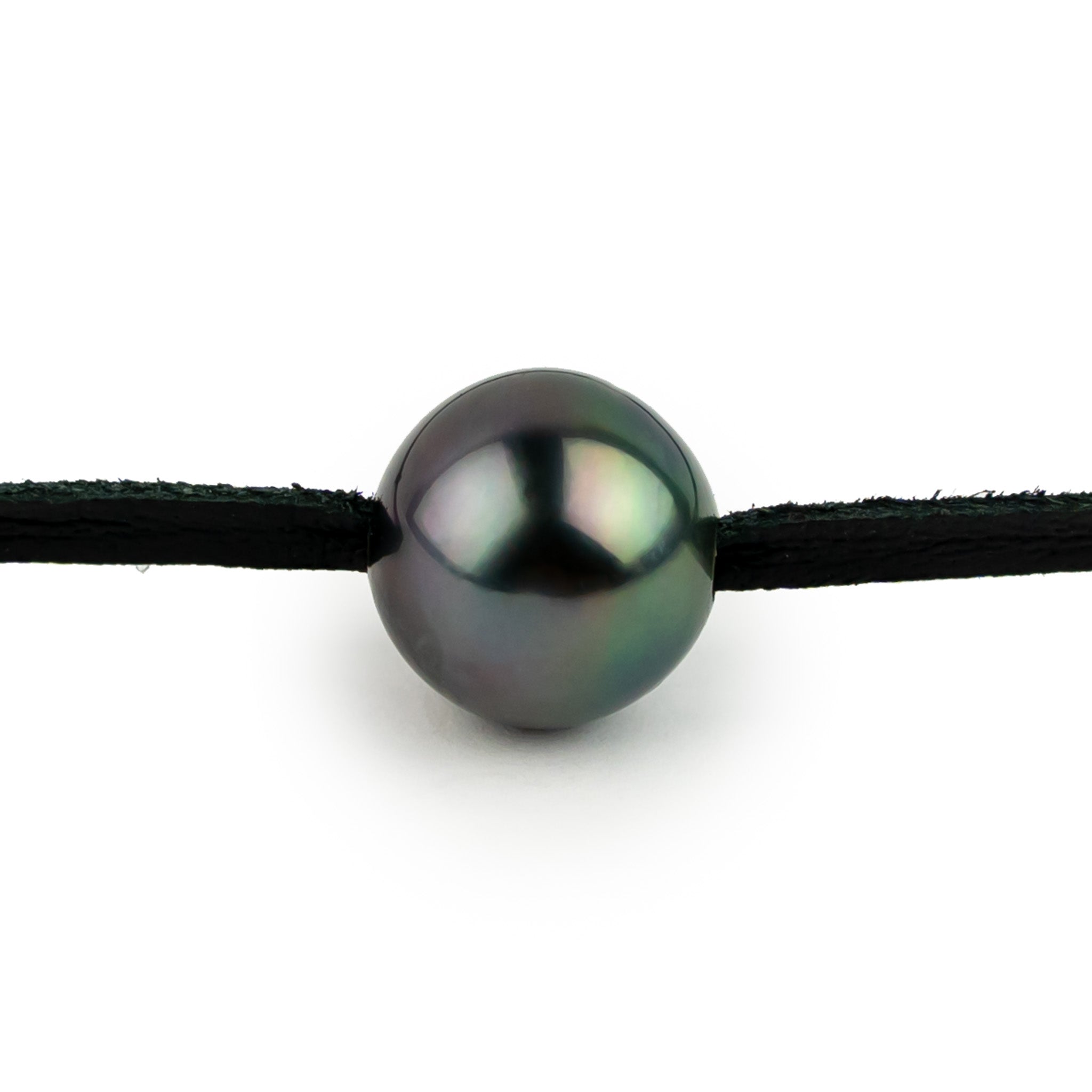 Color Shifting Plum Green 11.2mm Super Mana Necklace