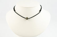 Dark Golden Green 11.3mm Circled Super Mana Necklace
