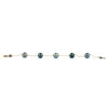 Blue Heaven Tahitian Pearl Tin Cup Bracelet on 14K Yellow Gold