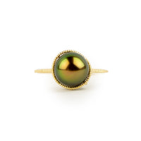 Firelight Tahitian Pearl Mermaid Ring