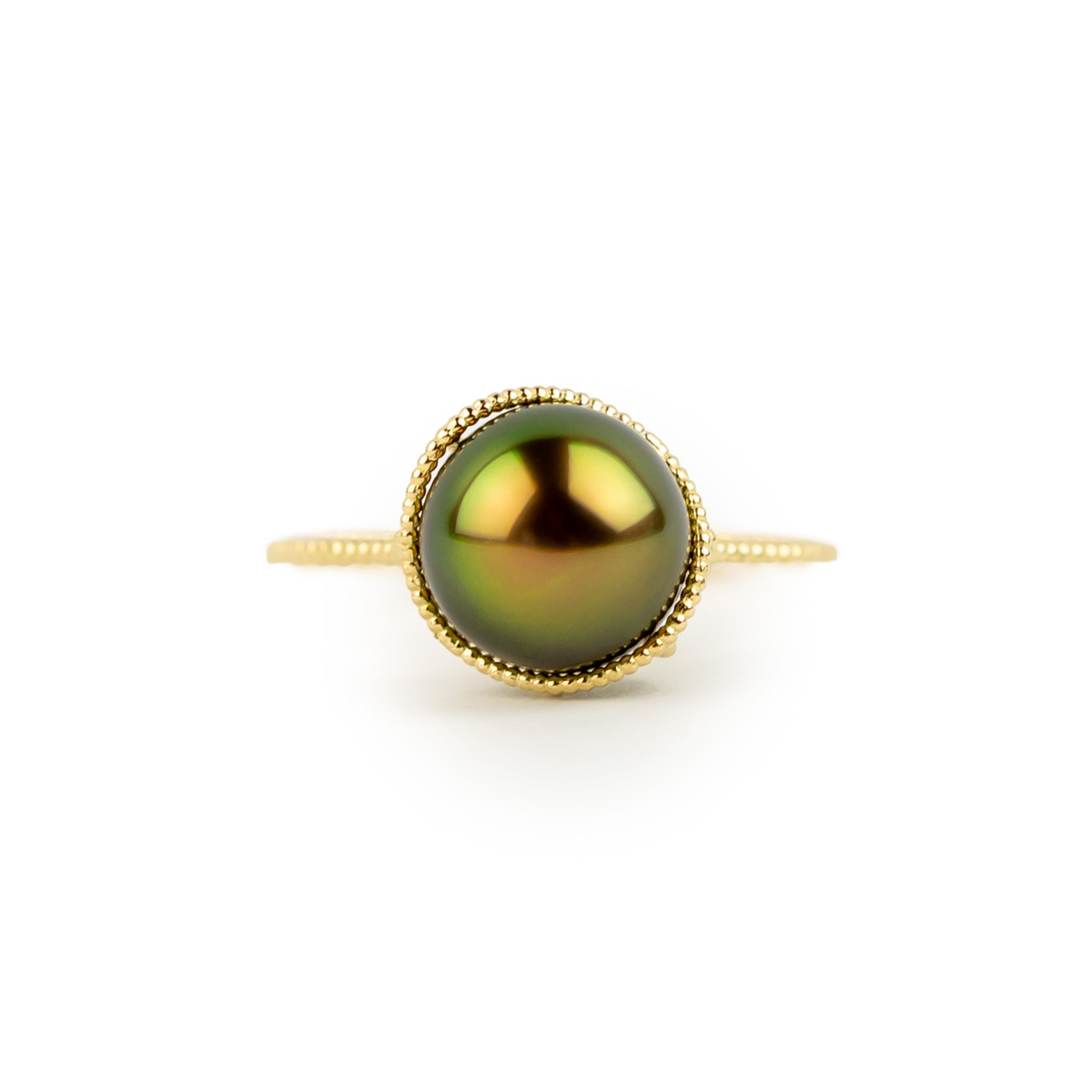 Firelight Tahitian Pearl Mermaid Ring