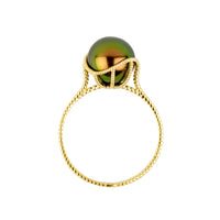 Firelight Tahitian Pearl Mermaid Ring