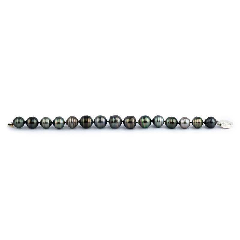 Sea & Sand Circled 10-11.8mm Tahitian Pearl Bracelet