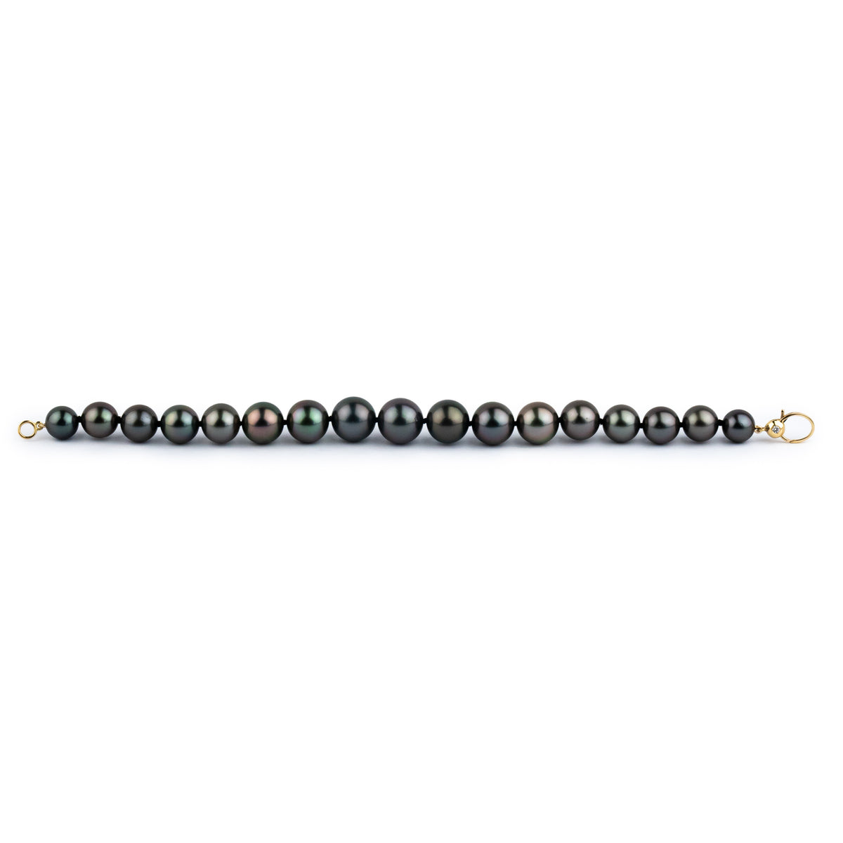 Purple Dream 8.4-11.6mm Tahitian Pearl Bracelet