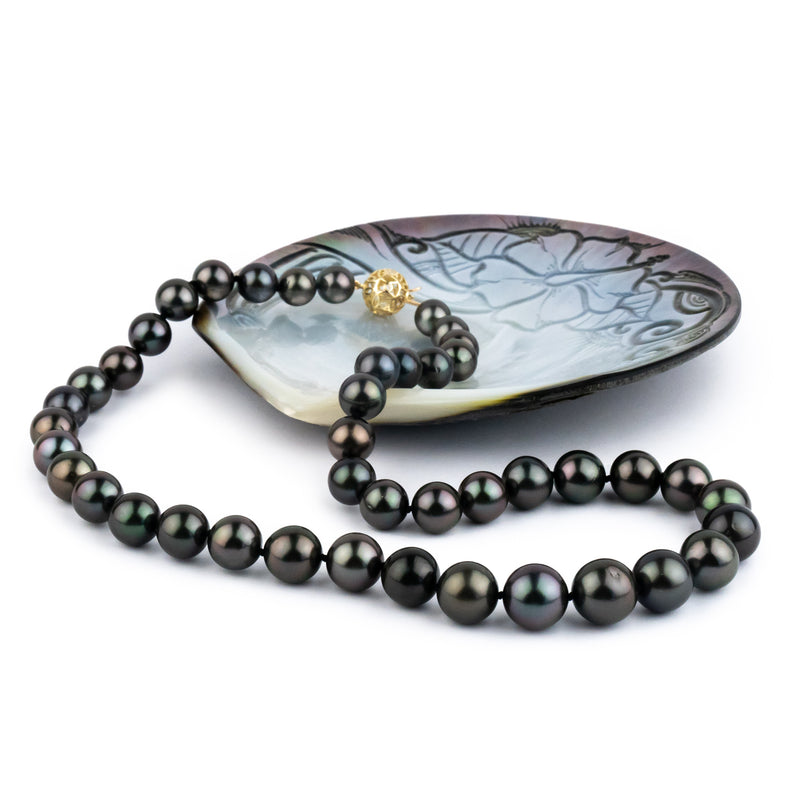 Purple Passion 7.8-11.8mm Tahitian Pearl Strand