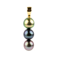 Triple Tahitian Pearl Pendant