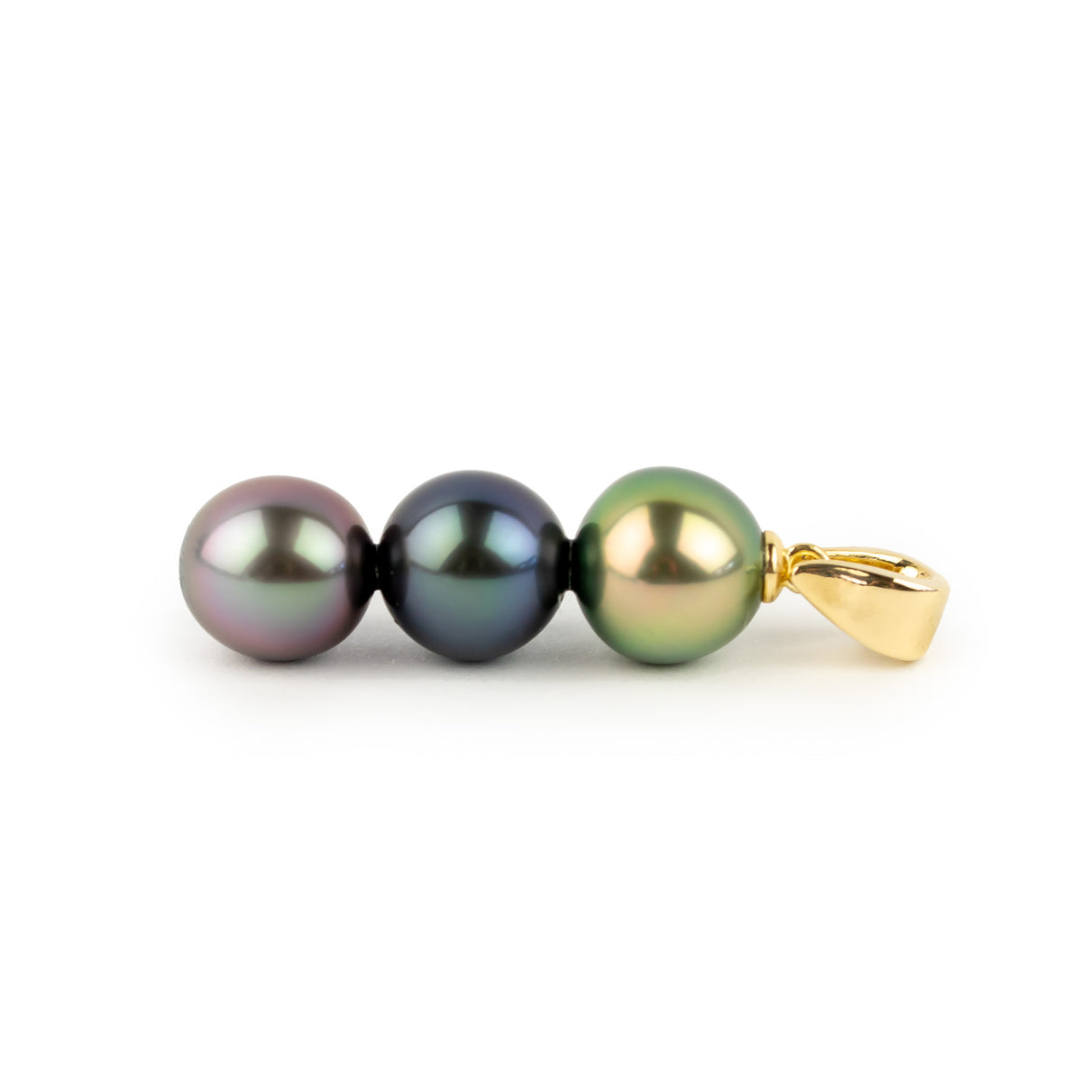 Triple Tahitian Pearl Pendant