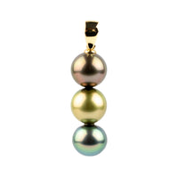 Triple Tahitian Pearl Pendant