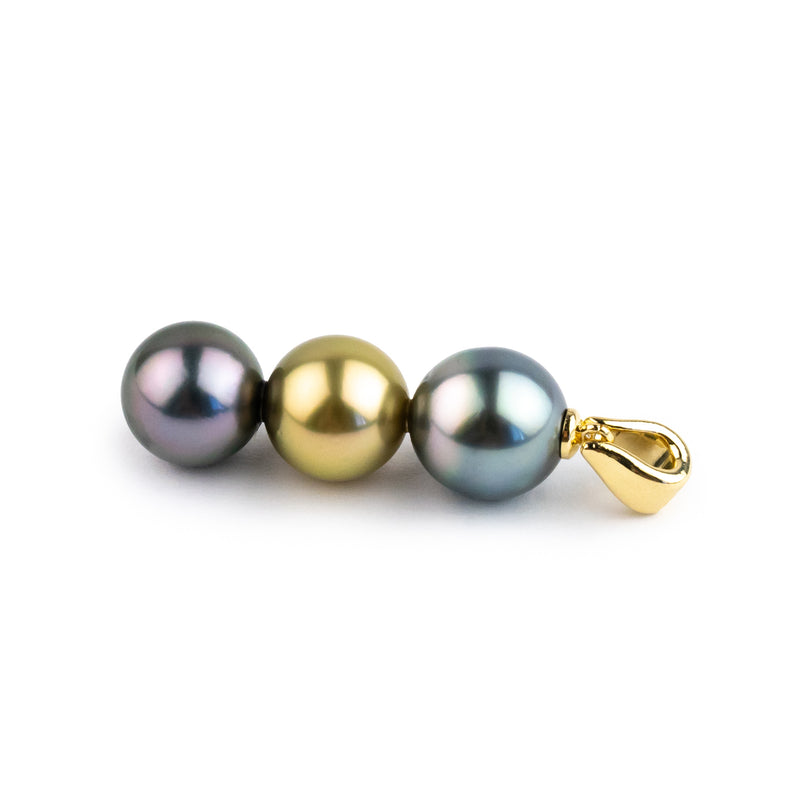 Triple Tahitian Pearl Pendant