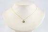 Tahitian Keshi Pearl 14K Yellow Gold Seashell Necklace