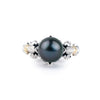 Tropical Purple Acropora Tahitian Pearl Ring