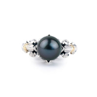 Tropical Purple Acropora Tahitian Pearl Ring