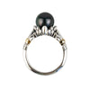 Tropical Purple Acropora Tahitian Pearl Ring