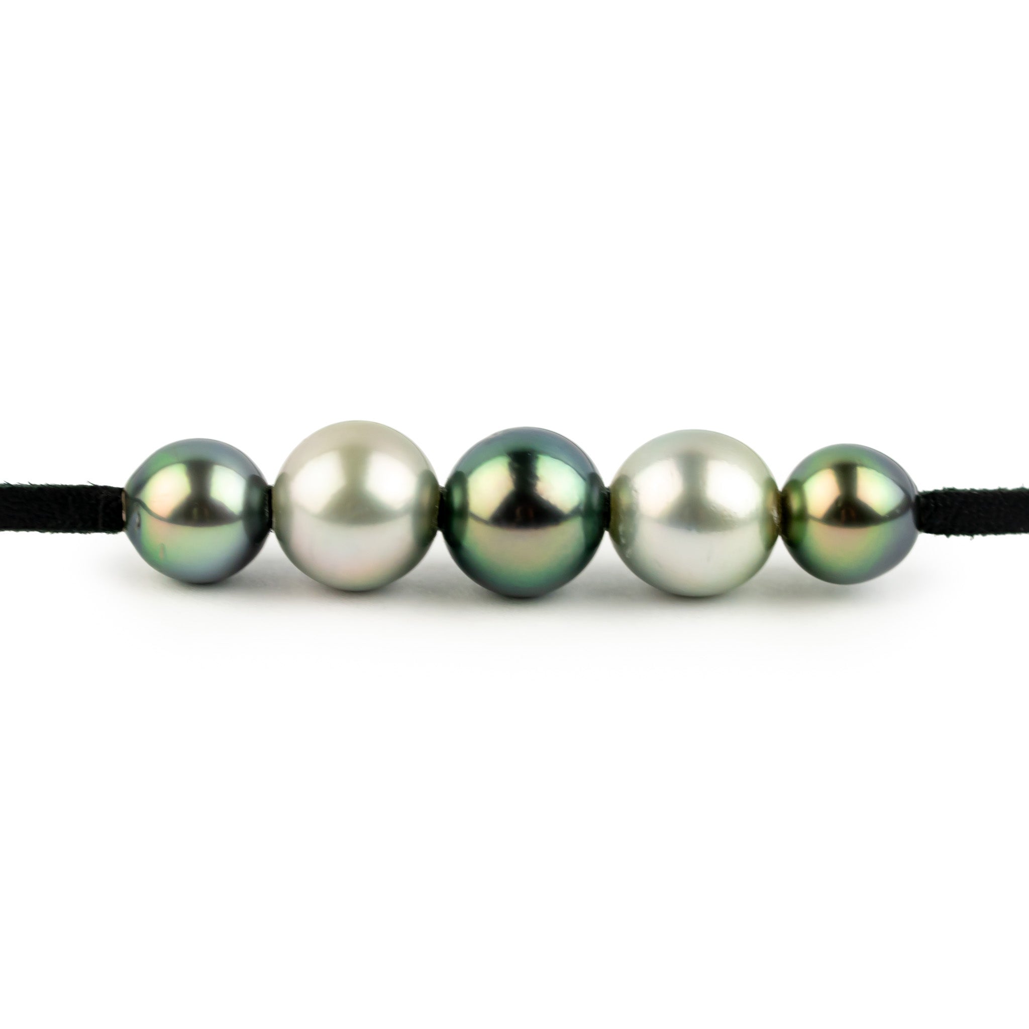 Tropical Rainforest Quintuple 9.1-10.9mm Mana Pearl Necklace