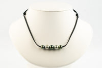 Tropical Rainforest Quintuple 9.1-10.9mm Mana Pearl Necklace