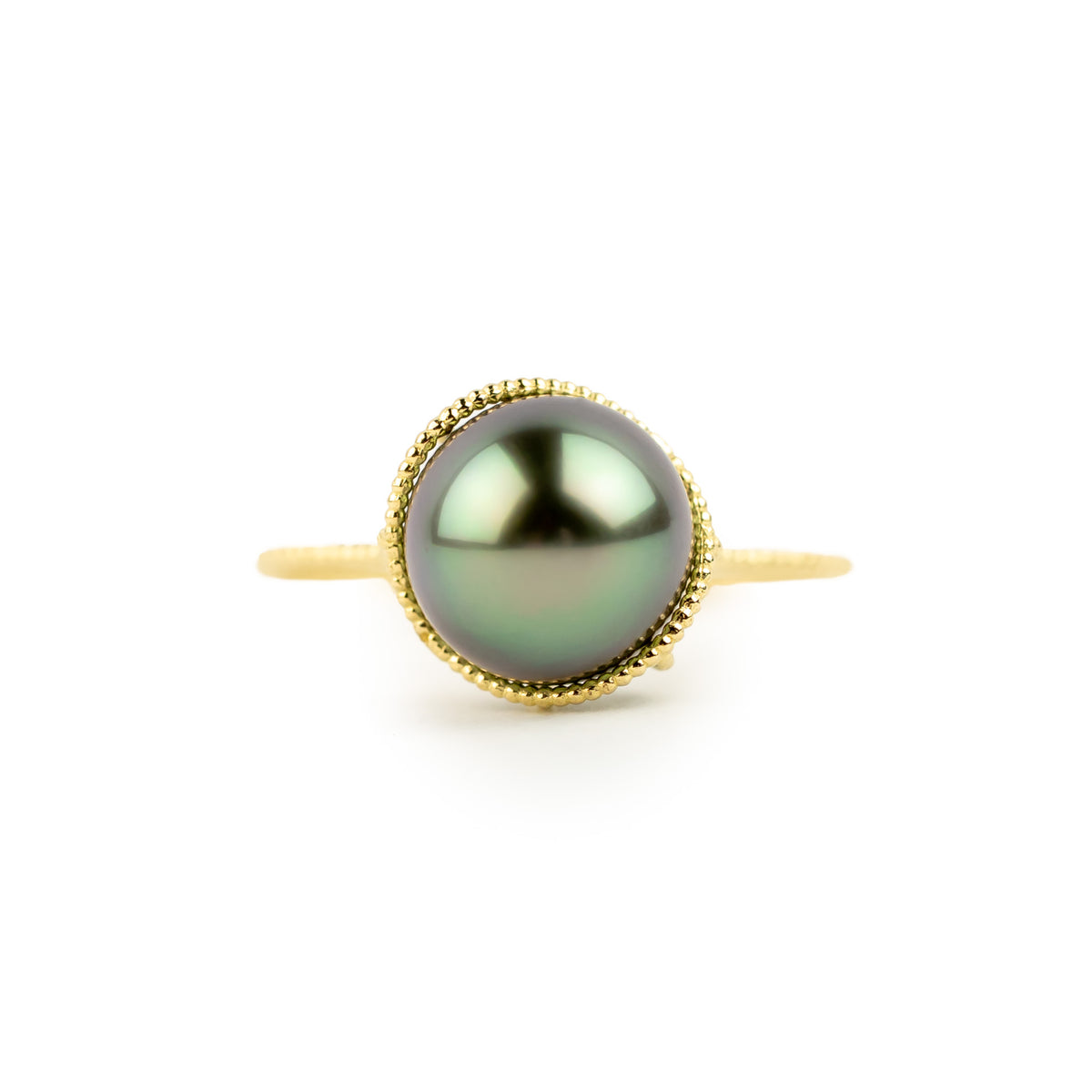 Northern Lights Tahitian Pearl Mermaid Ring