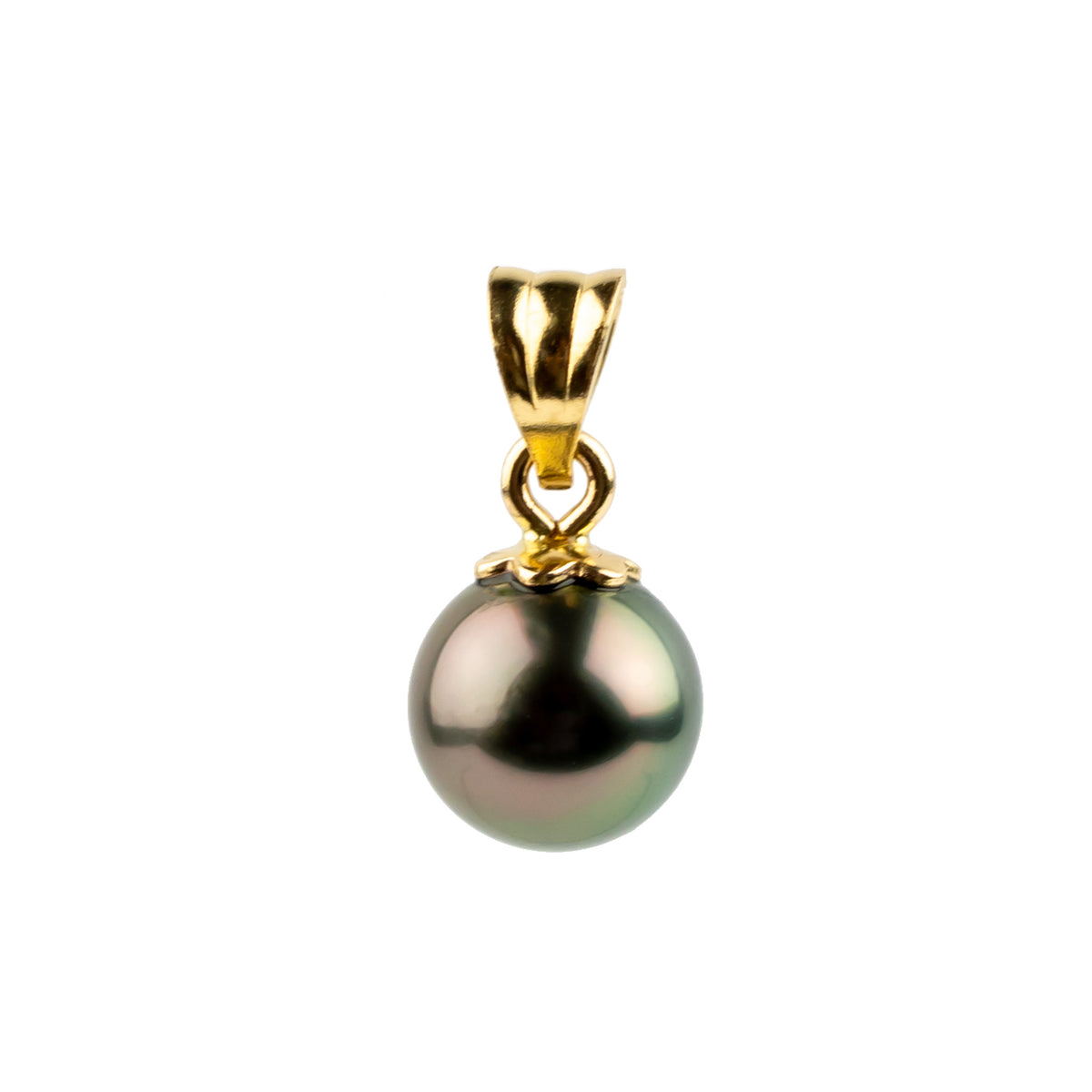 Aubergine Dream 7.7mm Tahitian Pearl Pendant
