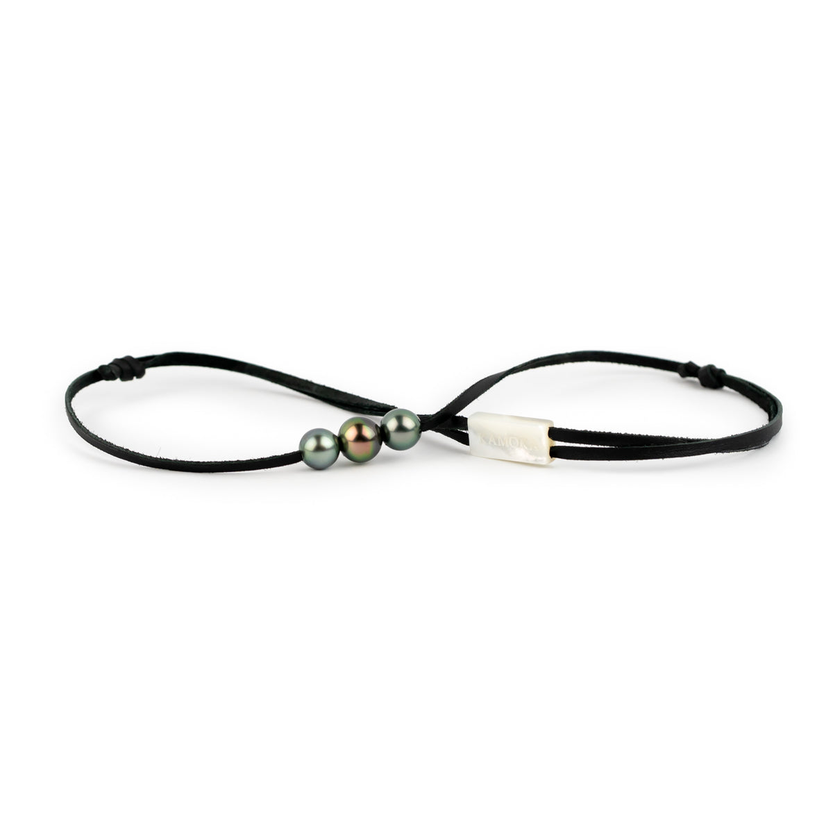 Rain & Fire 9.2-10.9mm Triple Eimeo Mana Necklace
