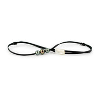 Rain & Fire 9.2-10.9mm Triple Eimeo Mana Necklace
