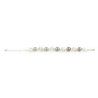 Shimmery Pink Tiaré Sterling Silver Tahitian Pearl Bracelet