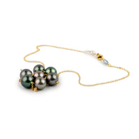 Nightengale Tin-Cup Tahitian Pearl Necklace on 14/20 Gold Filled
