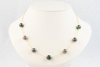 Nightengale Tin-Cup Tahitian Pearl Necklace on 14/20 Gold Filled