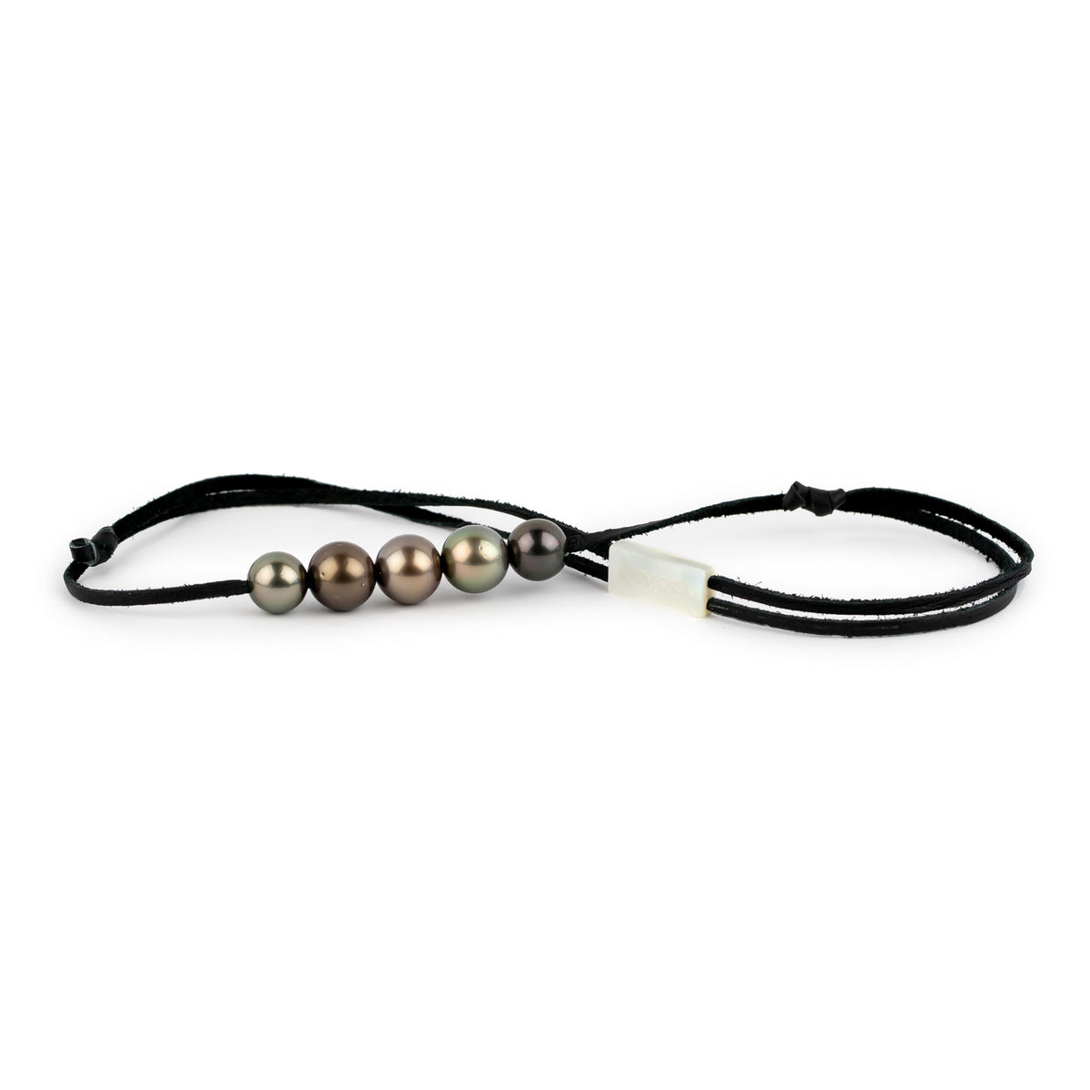 Autumn Amber Quintuple 11-12.5mm Mana Pearl Necklace