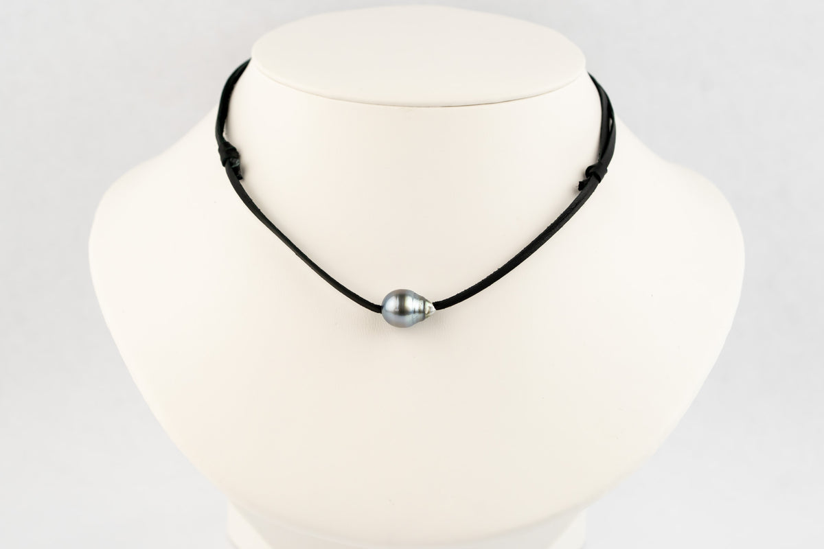 Arctic Blue 11.7mm Circled Super Mana Necklace