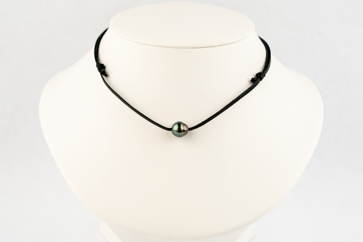 Teal Flash 11.1mm Circled Super Mana Necklace