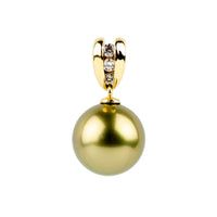 Tahitian Pearl & Diamond Lumière Pendant