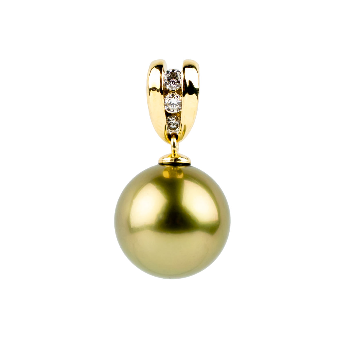 Tahitian Pearl & Diamond Lumière Pendant