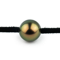 Coppery Aubergine Green 11.7mm Super Mana Necklace