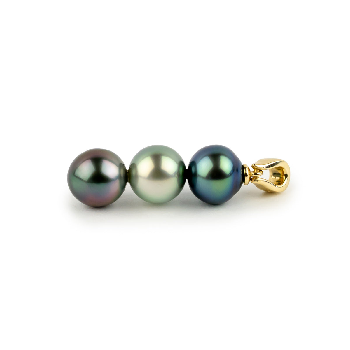 Triple Tahitian Pearl Pendant