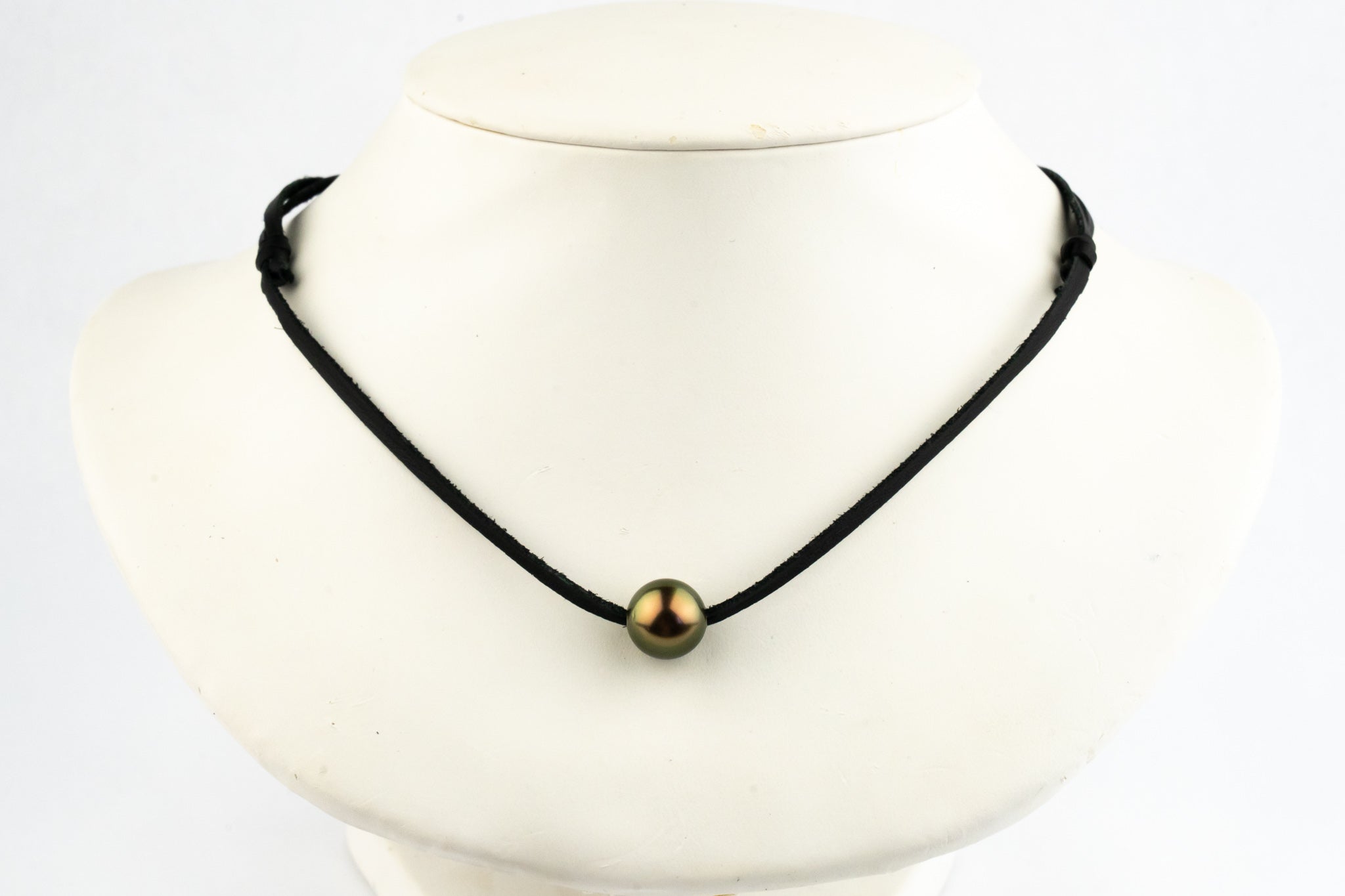 Coppery Aubergine Green 11.7mm Super Mana Necklace – Kamoka Pearl