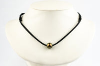 Coppery Aubergine Green 11.7mm Super Mana Necklace