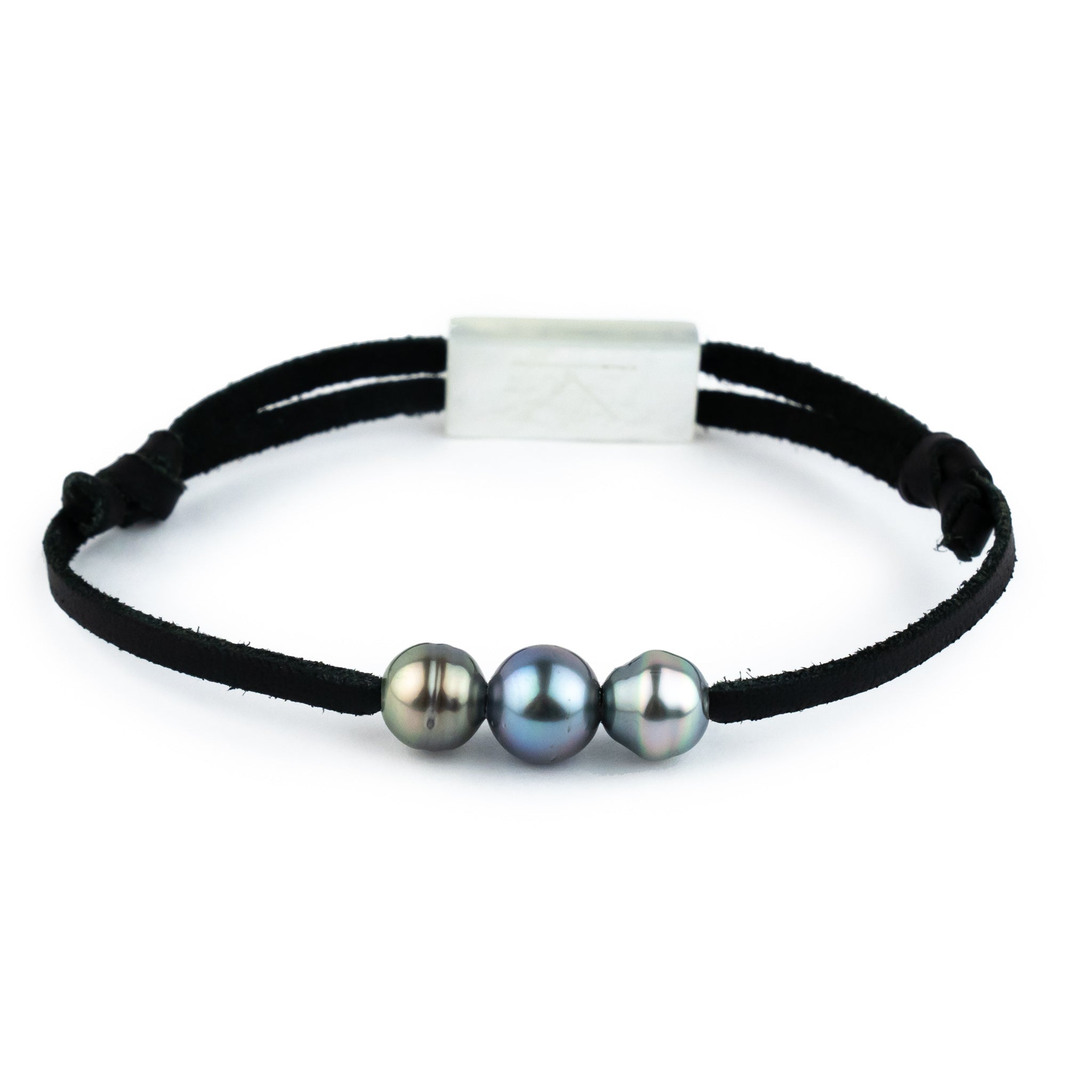 Triple Blue Pink 7.8-8.8mm Mana Bracelet