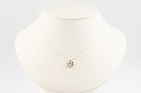 Silver Heart Tahitian Keshi Pearl Necklace