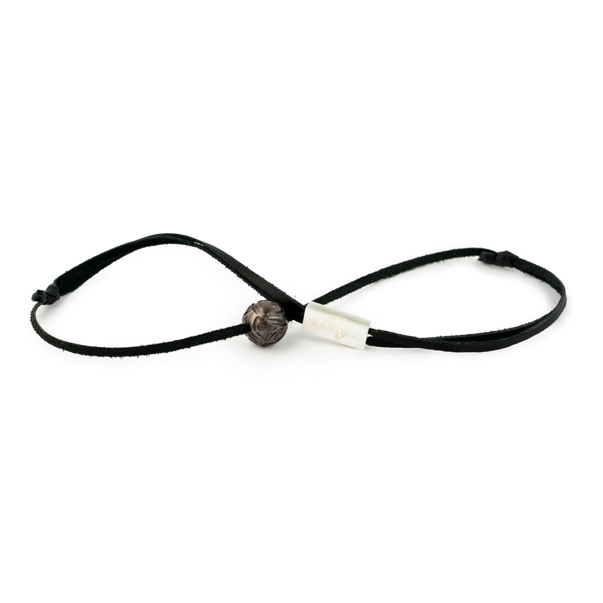Carved Chocolate Bronze 14mm Super Mana Necklace