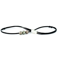 Triple 10.4mm-10.9mm Coppery Pink Green Eimeo Mana Necklace