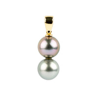 Harmony Double Tahitian Pearl Pendant