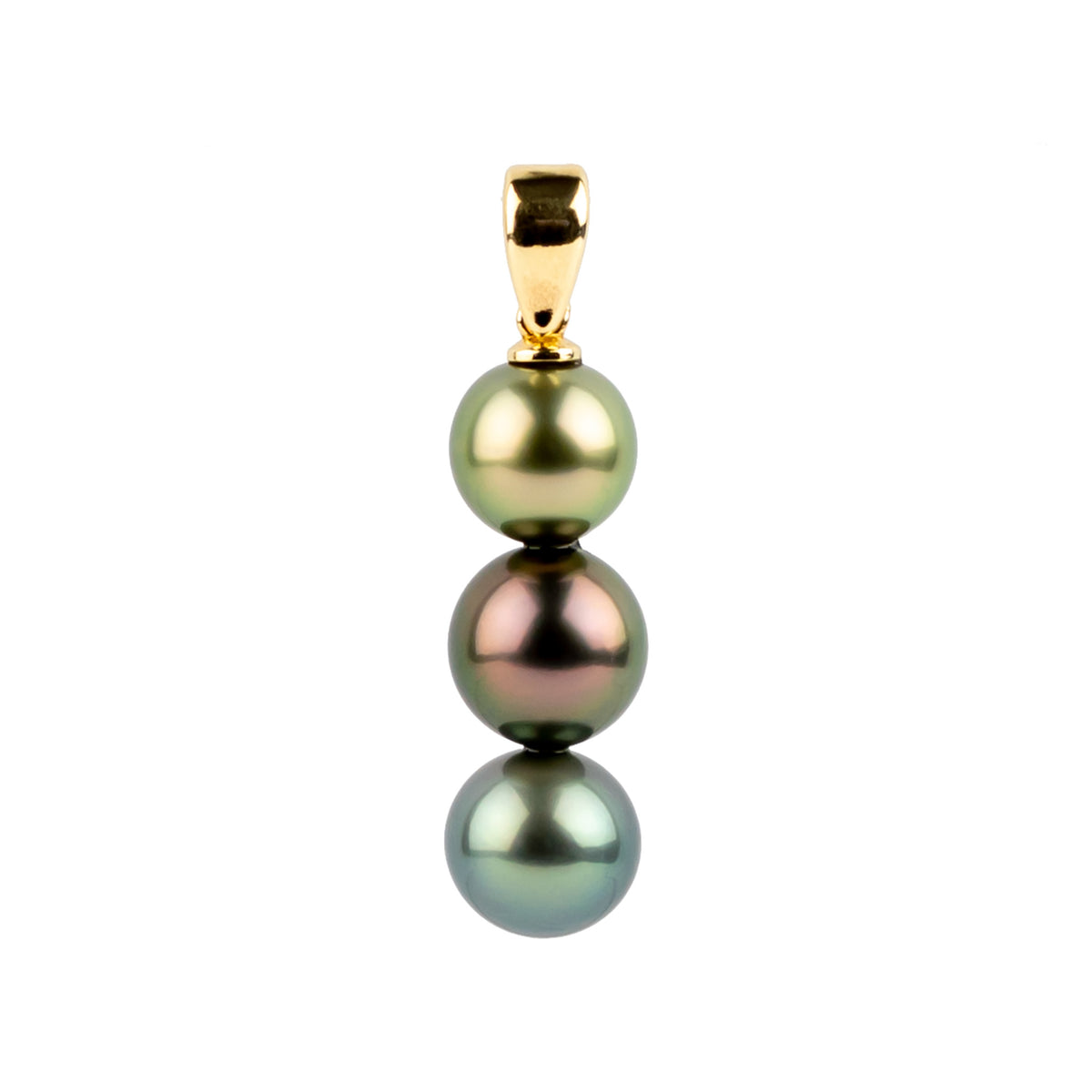 Triple Tahitian Pearl Pendant